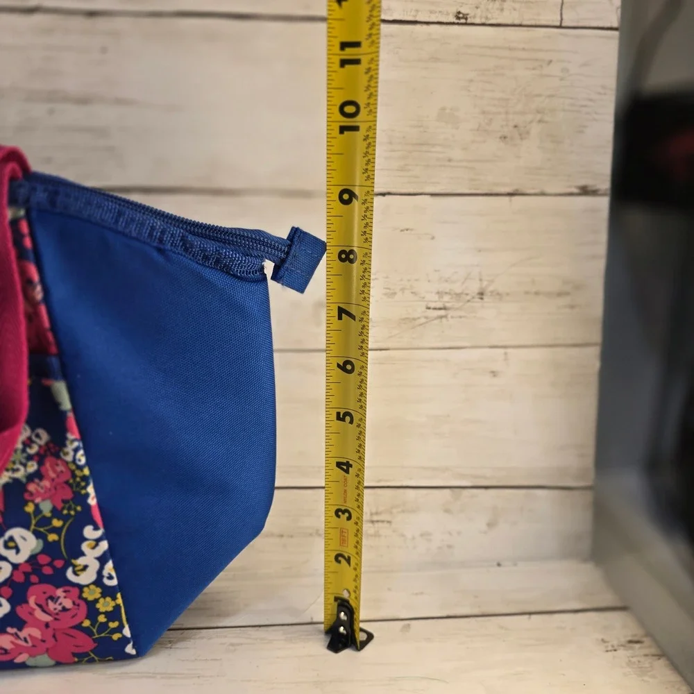 Igloo Floral Insulated‎ Lunch Tote Bag Blue Pink 00161823 Small Cooler Bag